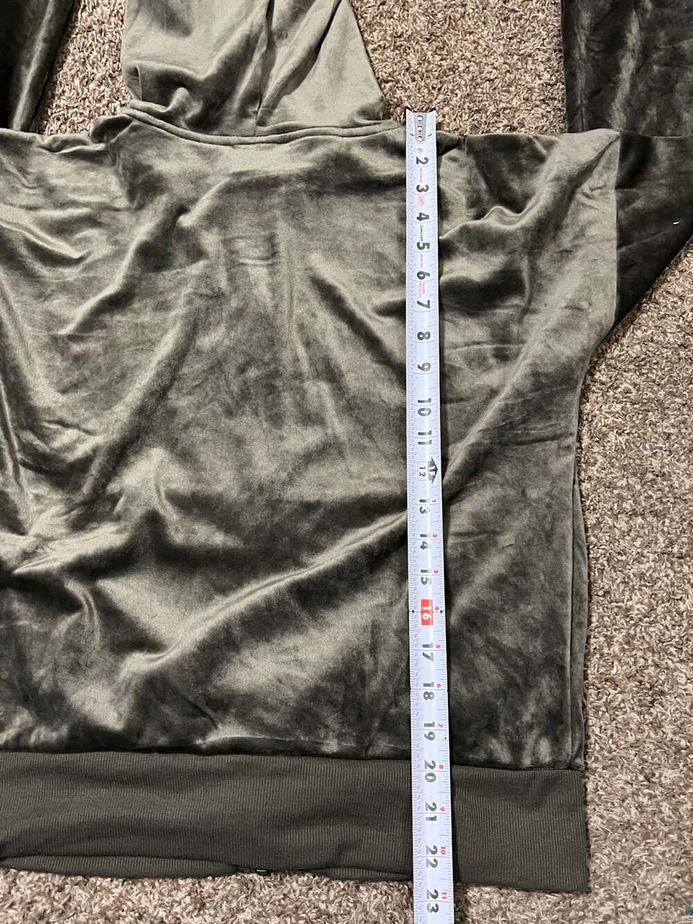 Felina Velvet Zip-Up Hoodie - Graphite - Picture 3 of 5
